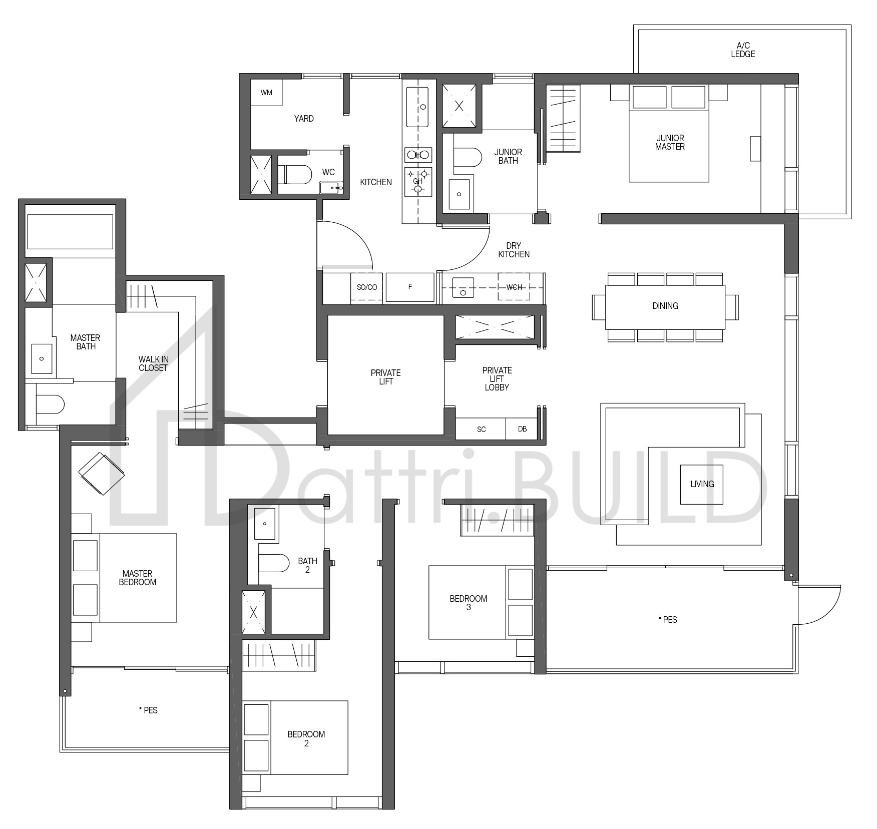 MIDTOWN MODERN D3P-G(PL) floorplan (watermarked)