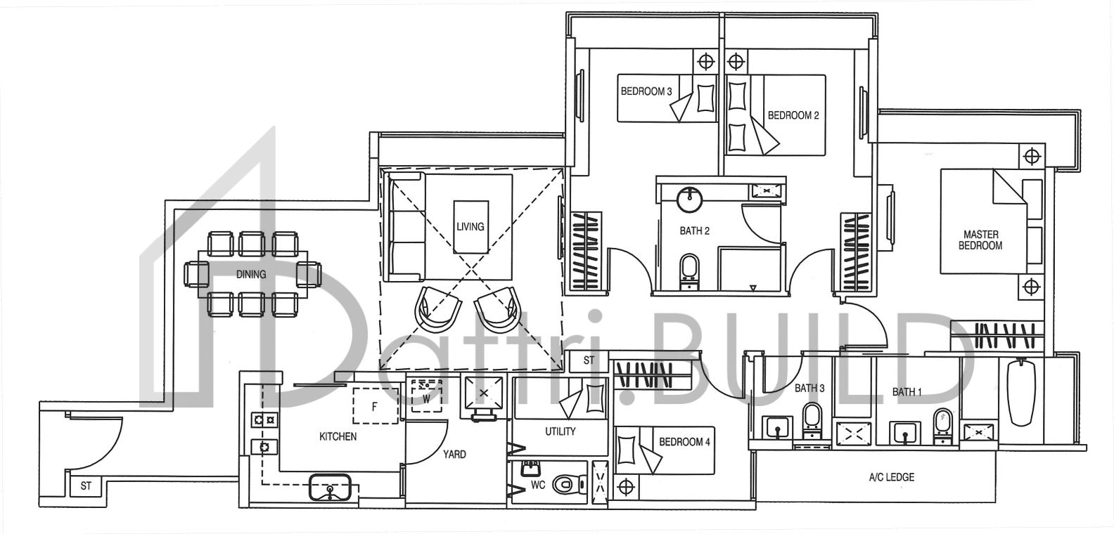 YEWTEE RESIDENCES D1-D floorplan (watermarked)
