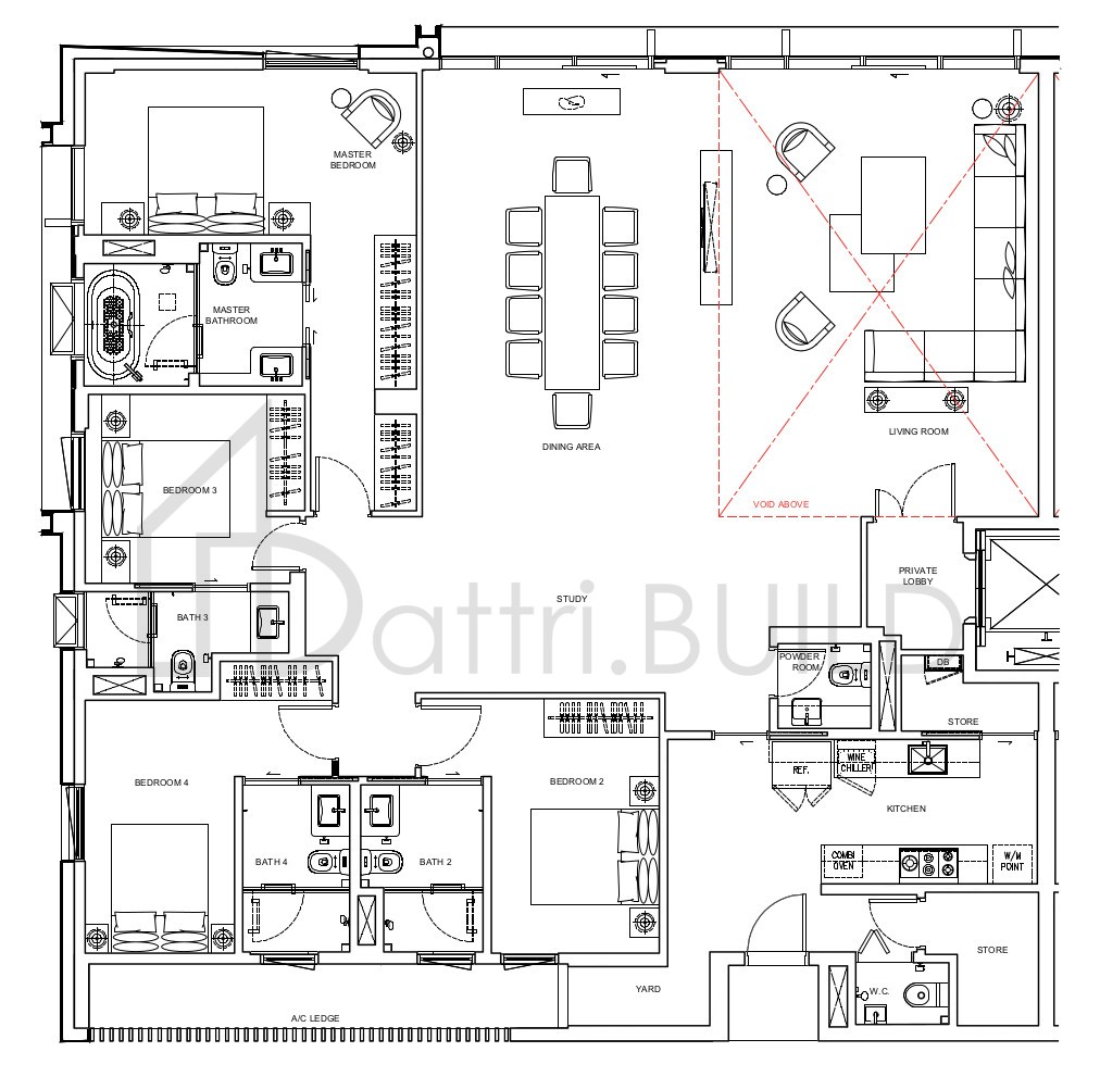 DALVEY HAUS F1 floorplan (watermarked)