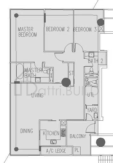 THE INTERLACE B1(164) floorplan (watermarked)