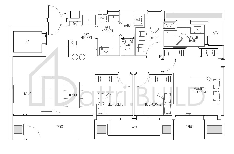 JERVOIS MANSION F1-G floorplan (watermarked)