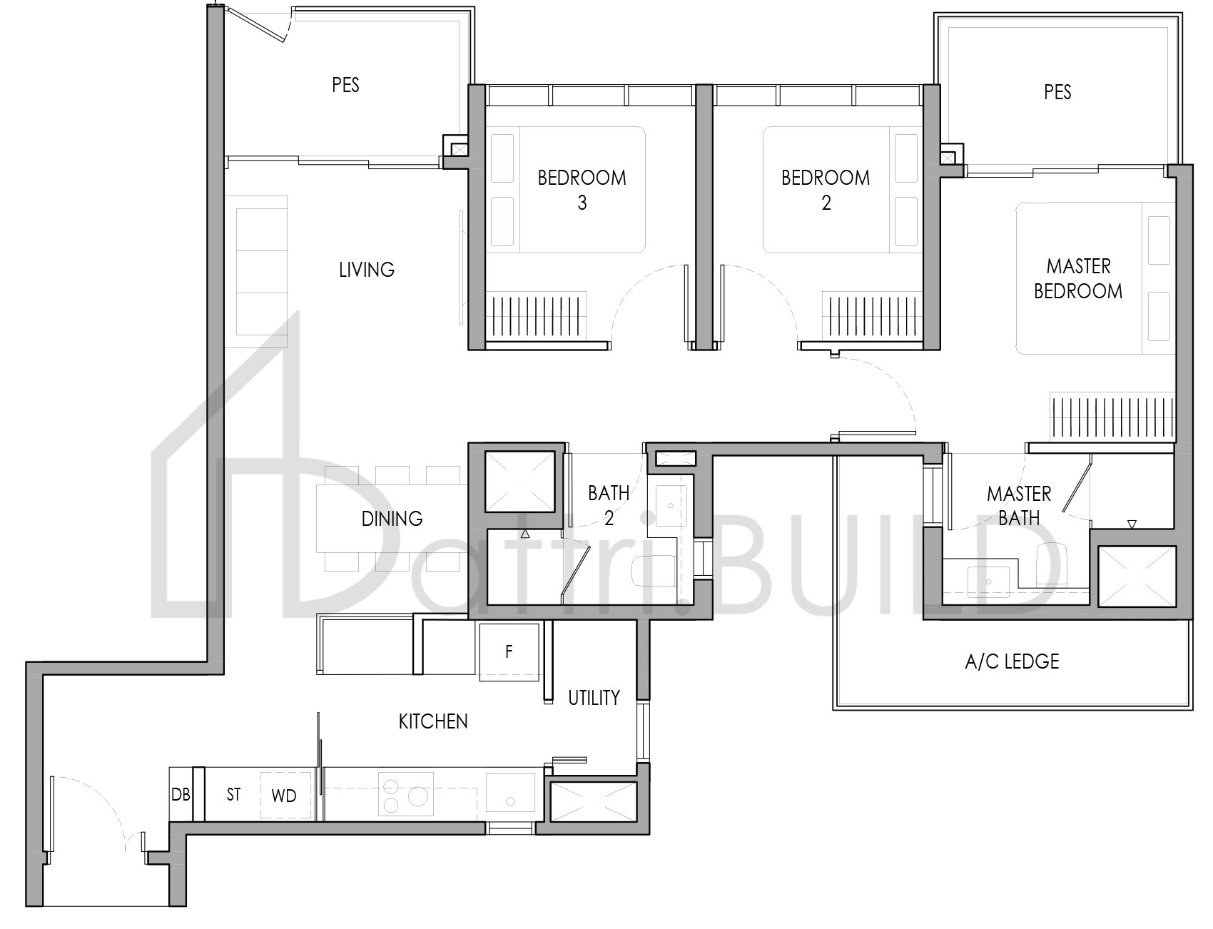 SENGKANG GRAND RESIDENCES C3P(p) floorplan (watermarked)