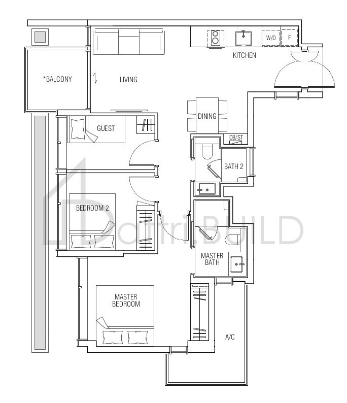 JERVOIS MANSION B6 floorplan (watermarked)
