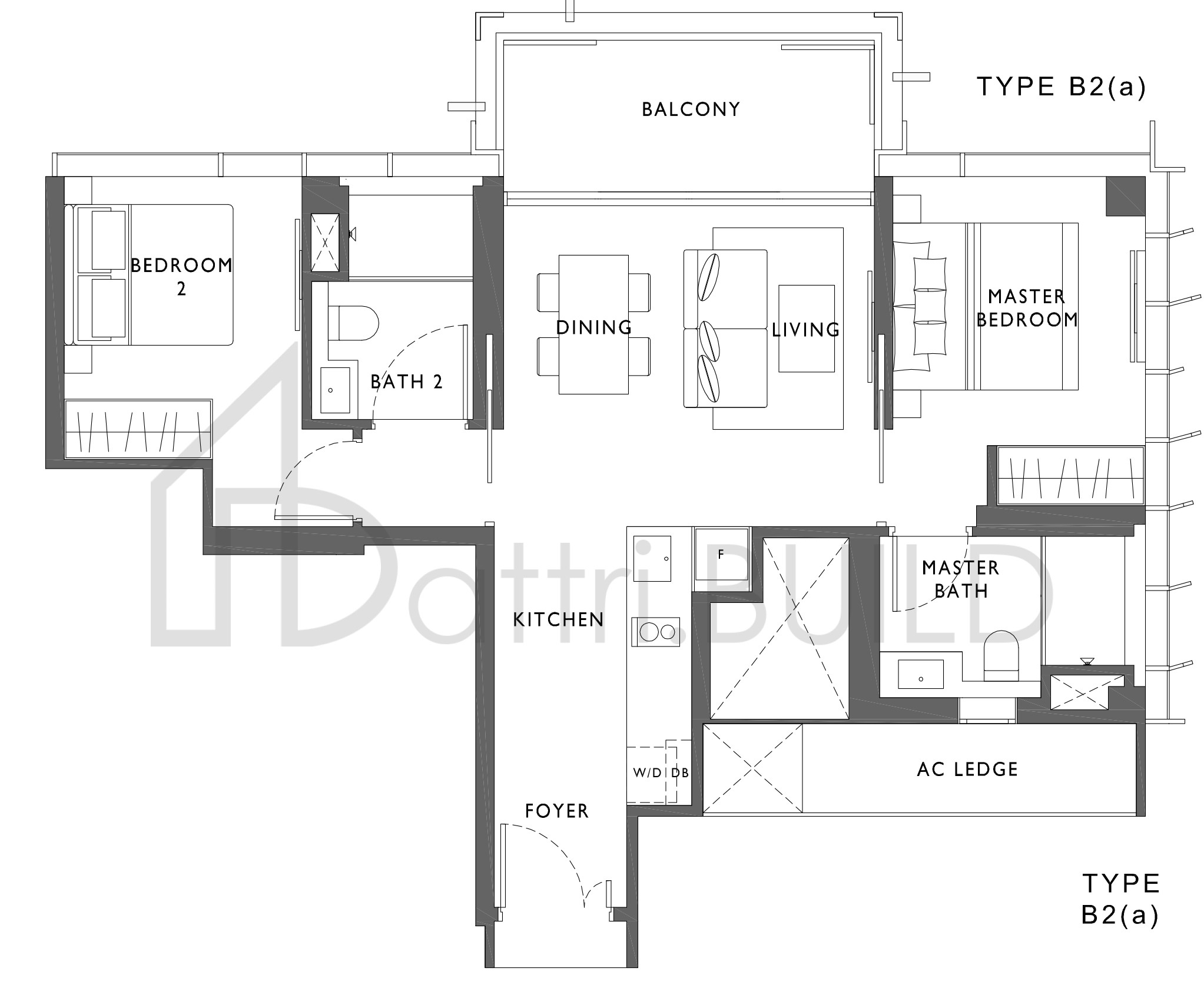 THE HYDE B2 floorplan (watermarked)