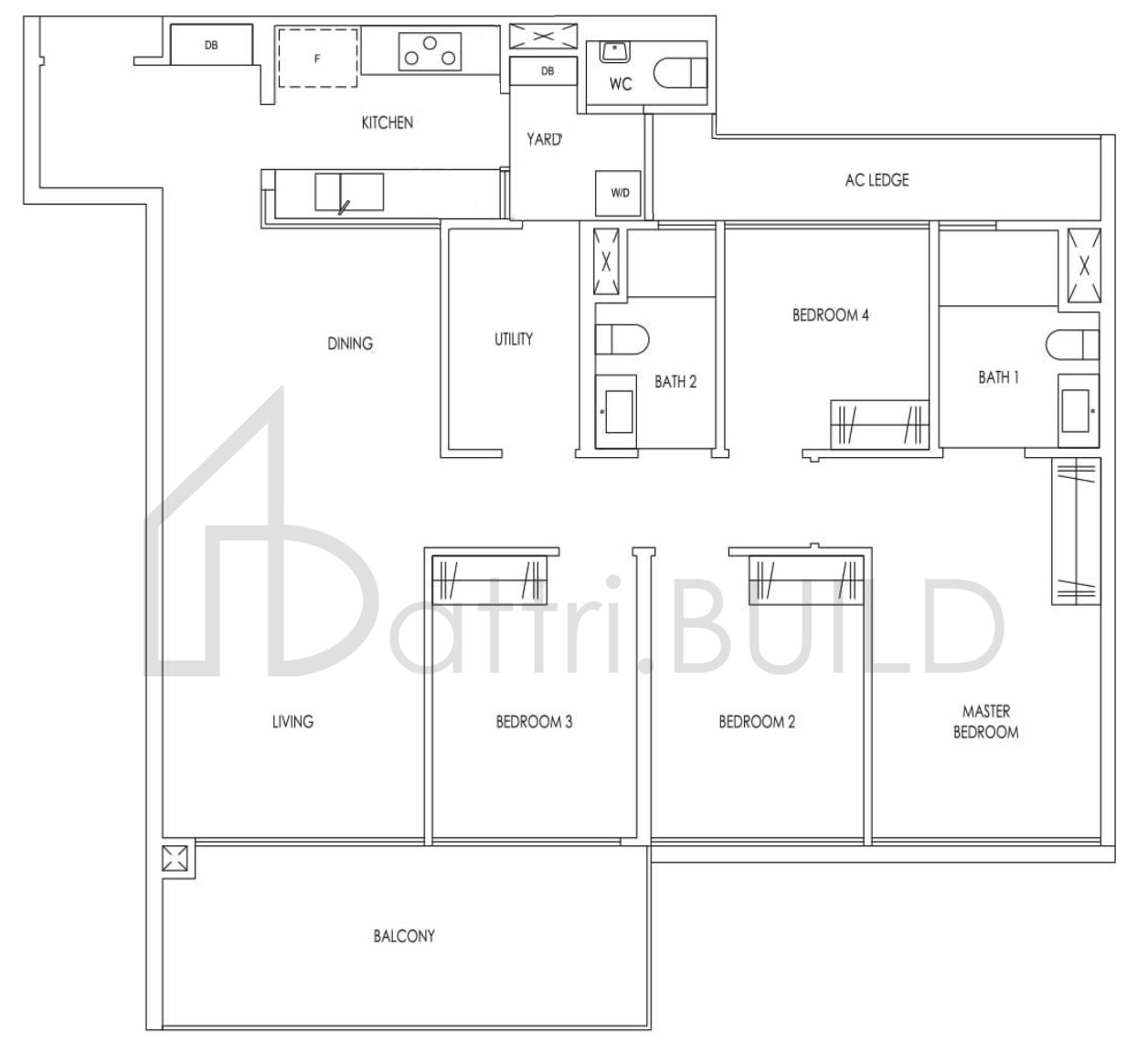 TREASURE AT TAMPINES D6P floorplan (watermarked)