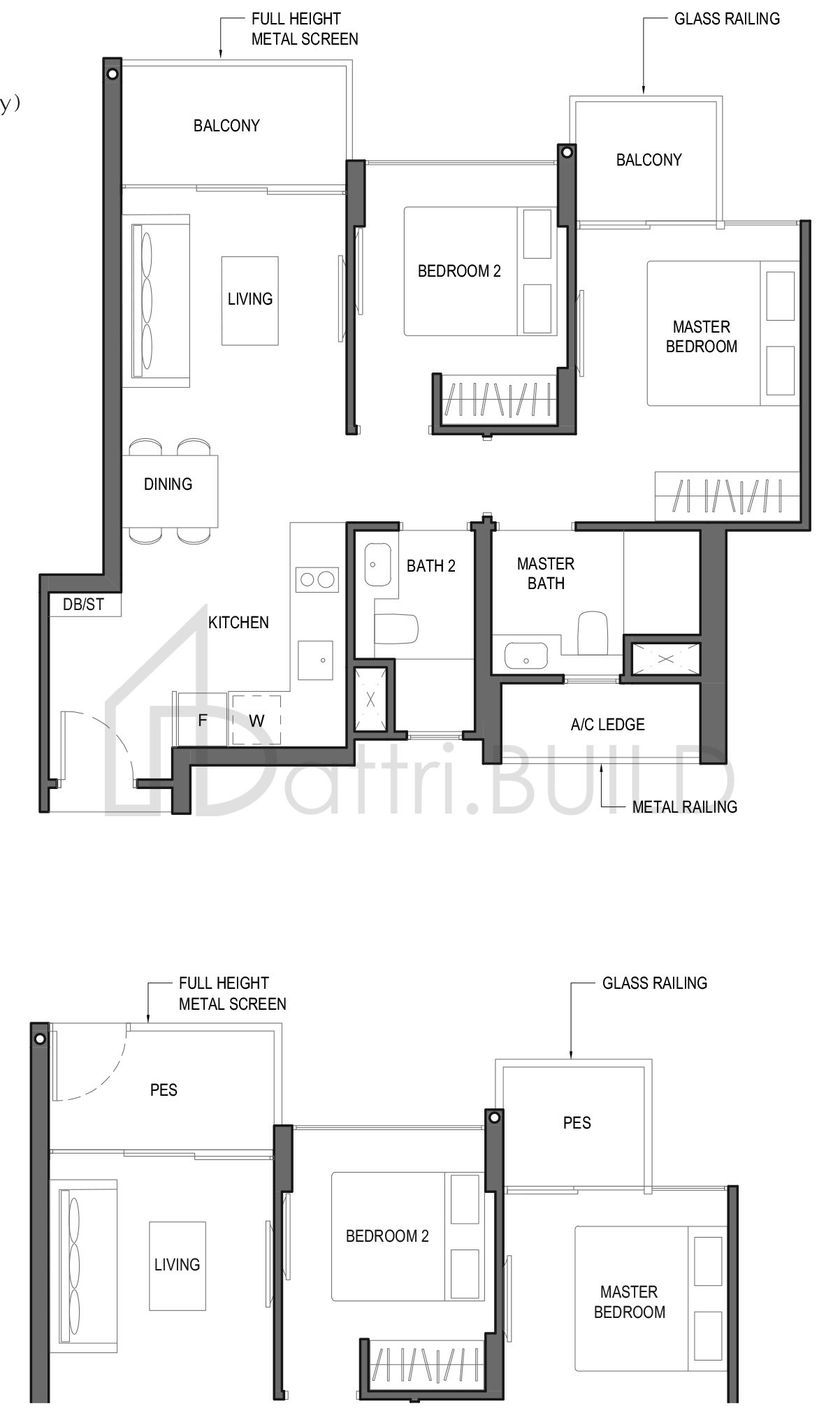 PARC KOMO 2D5-P floorplan (watermarked)