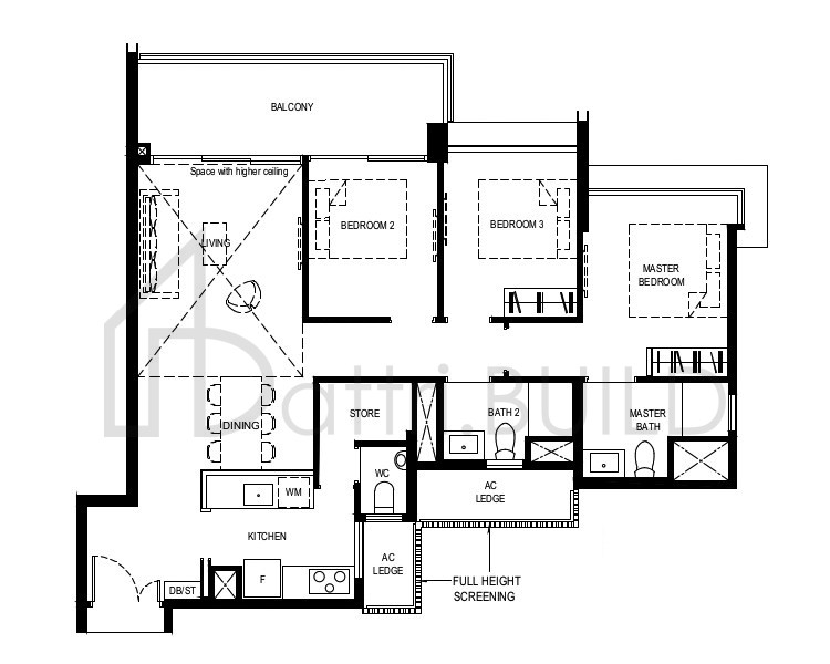 NORMANTON PARK 3BR-Pc-PH floorplan (watermarked)