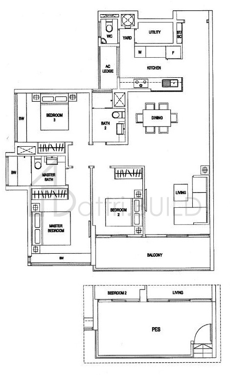 WATERFRONT GOLD C7-P floorplan (watermarked)