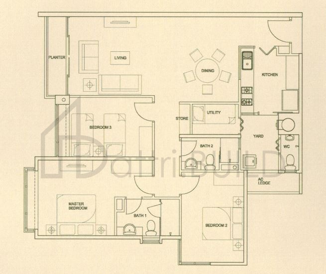 THE RAINTREE C4a floorplan (watermarked)