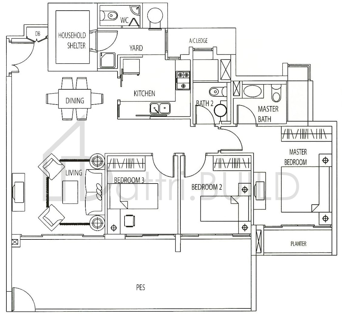 TANGERINE GROVE B1-P3 floorplan (watermarked)