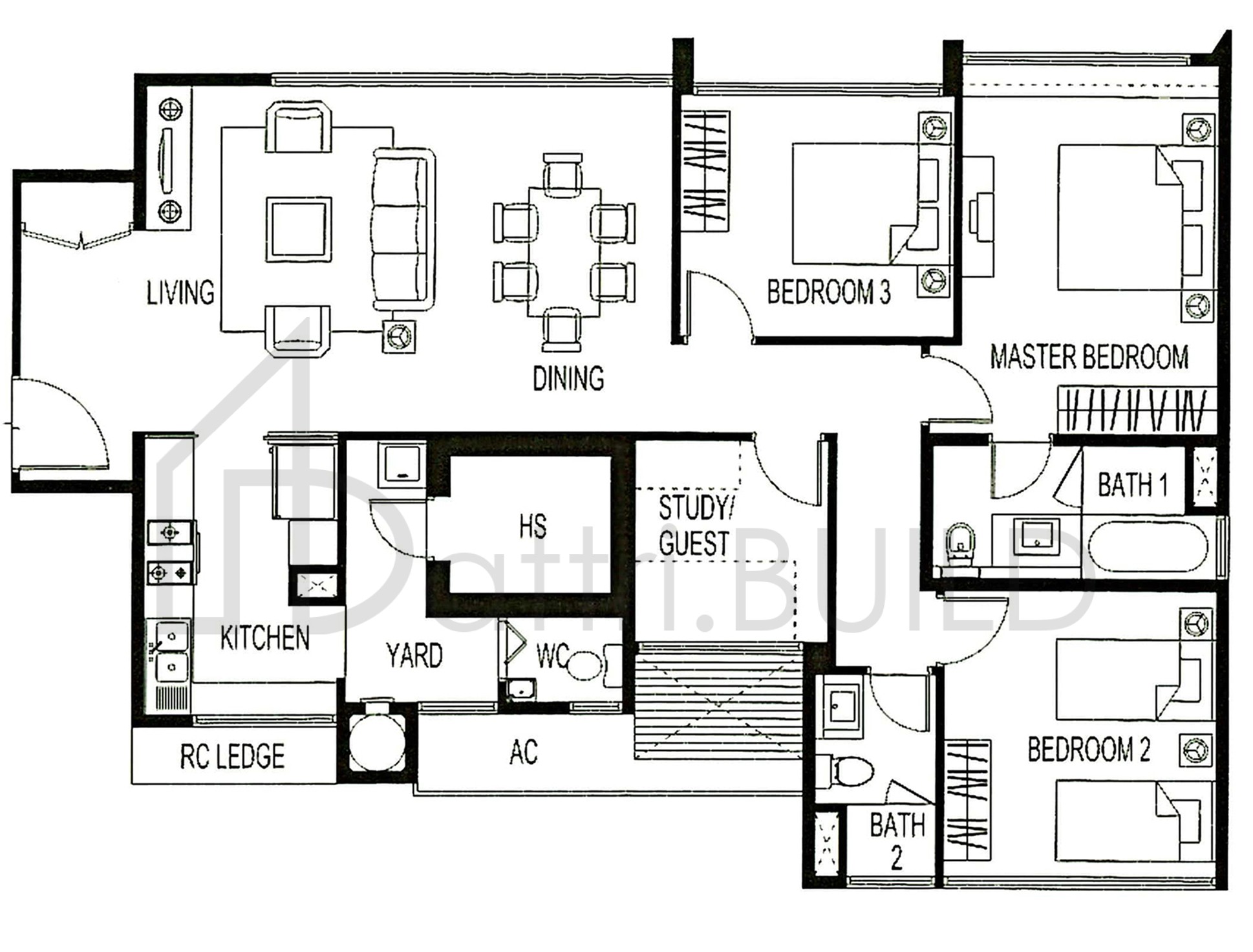 BELMOND GREEN D3b floorplan (watermarked)