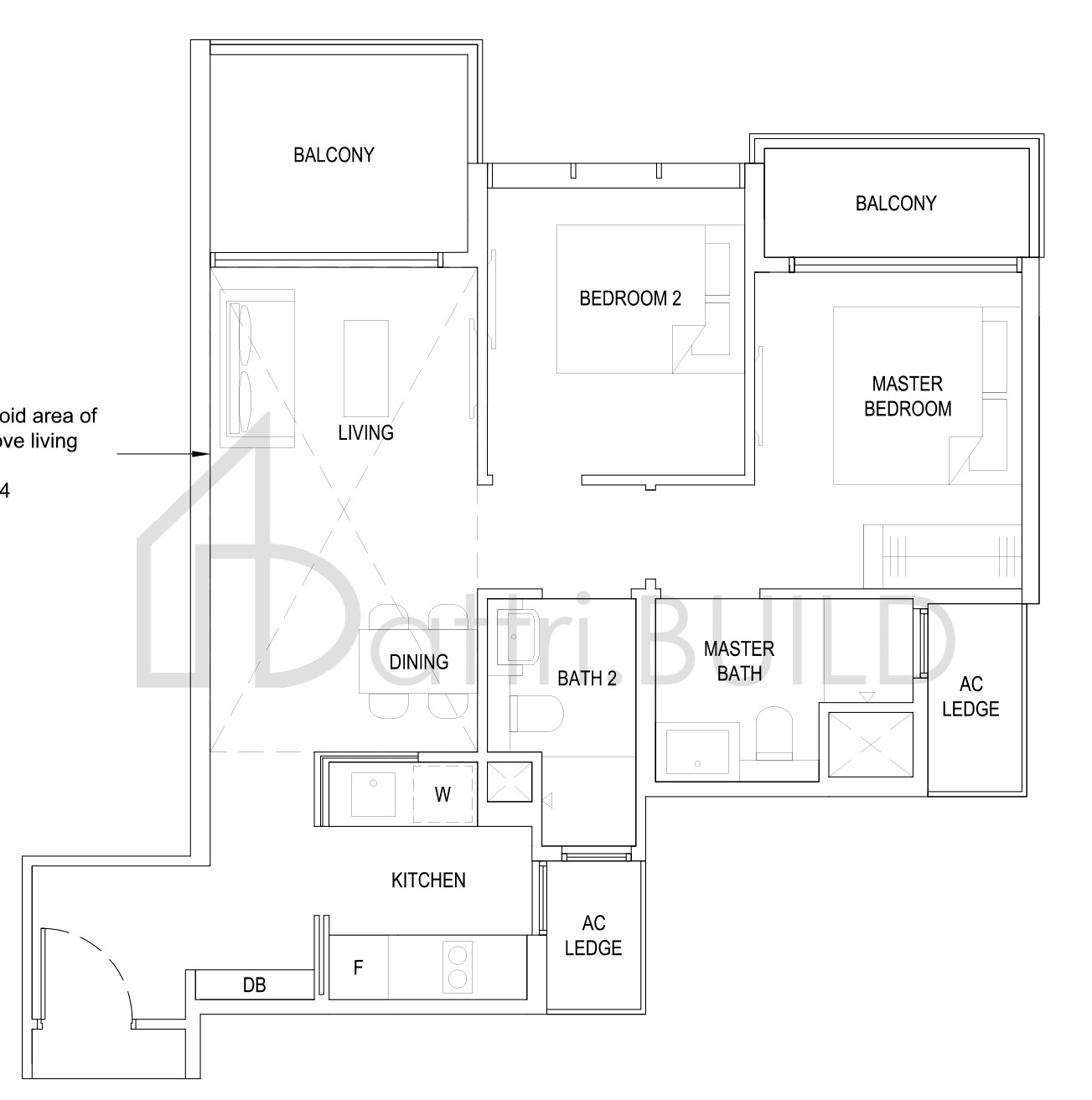 THE FLORENCE RESIDENCES 2D5a(PH) floorplan (watermarked)