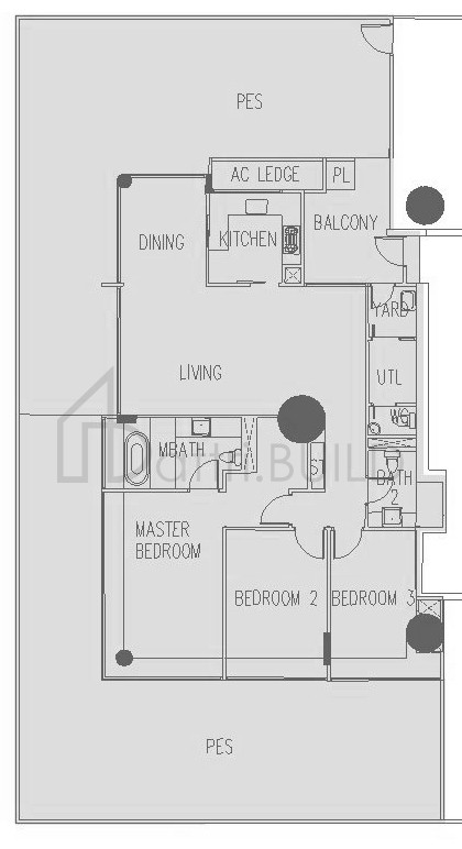 THE INTERLACE B1(P)(323) floorplan (watermarked)