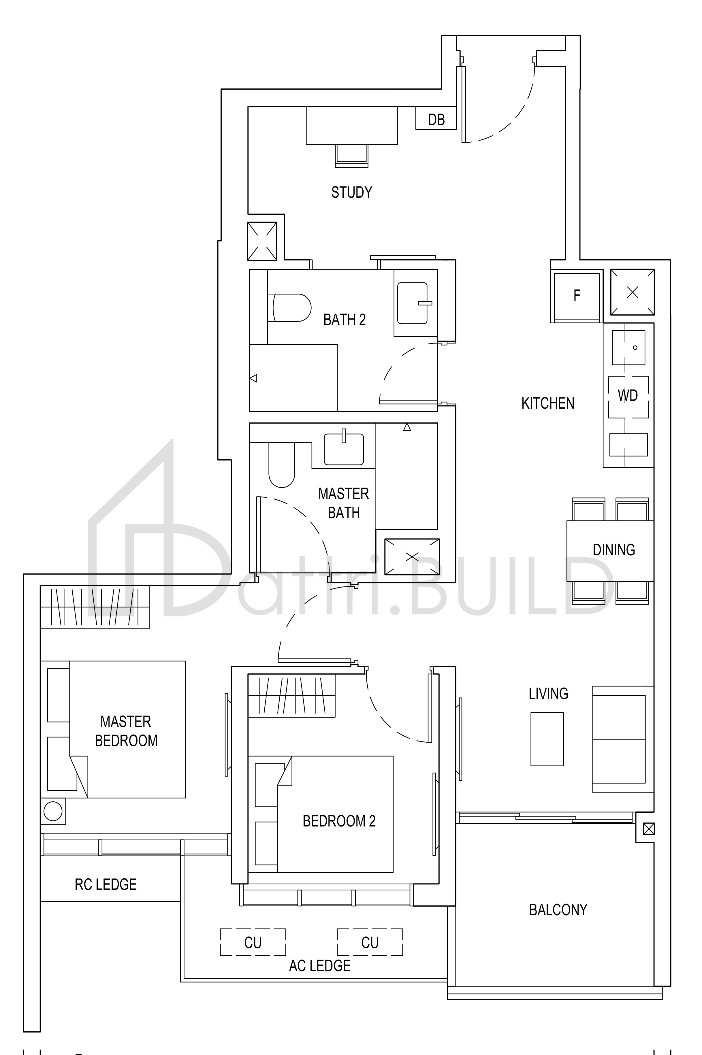 ONE BERNAM BS1 floorplan (watermarked)