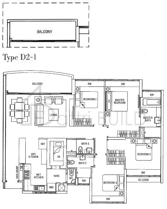 WATERFRONT WAVES D2-1 floorplan (watermarked)