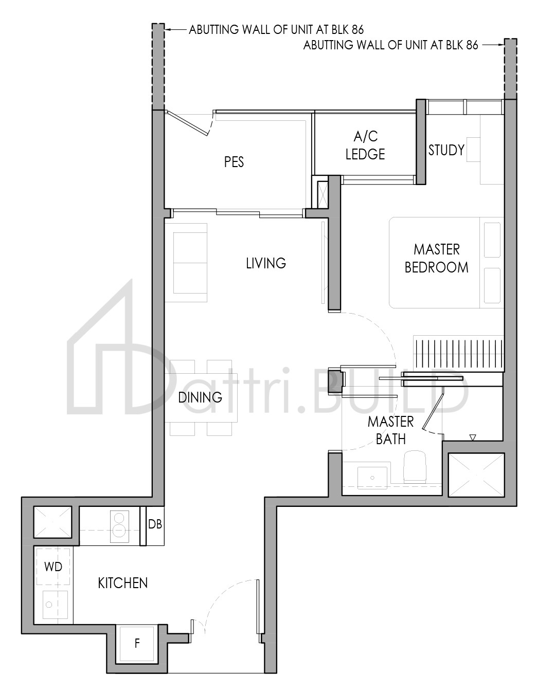 SENGKANG GRAND RESIDENCES A2S(p) floorplan (watermarked)