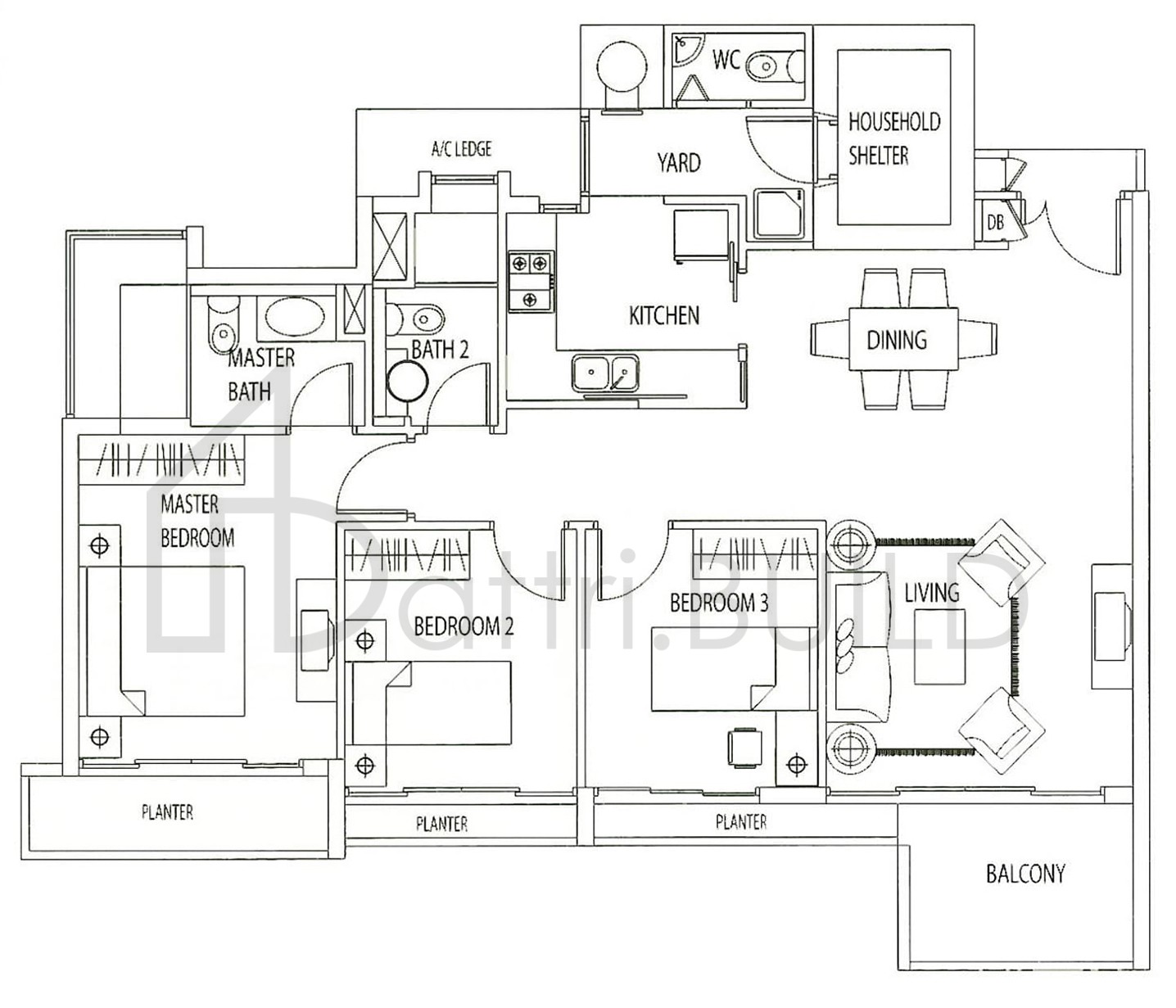 TANGERINE GROVE B1b-1 floorplan (watermarked)