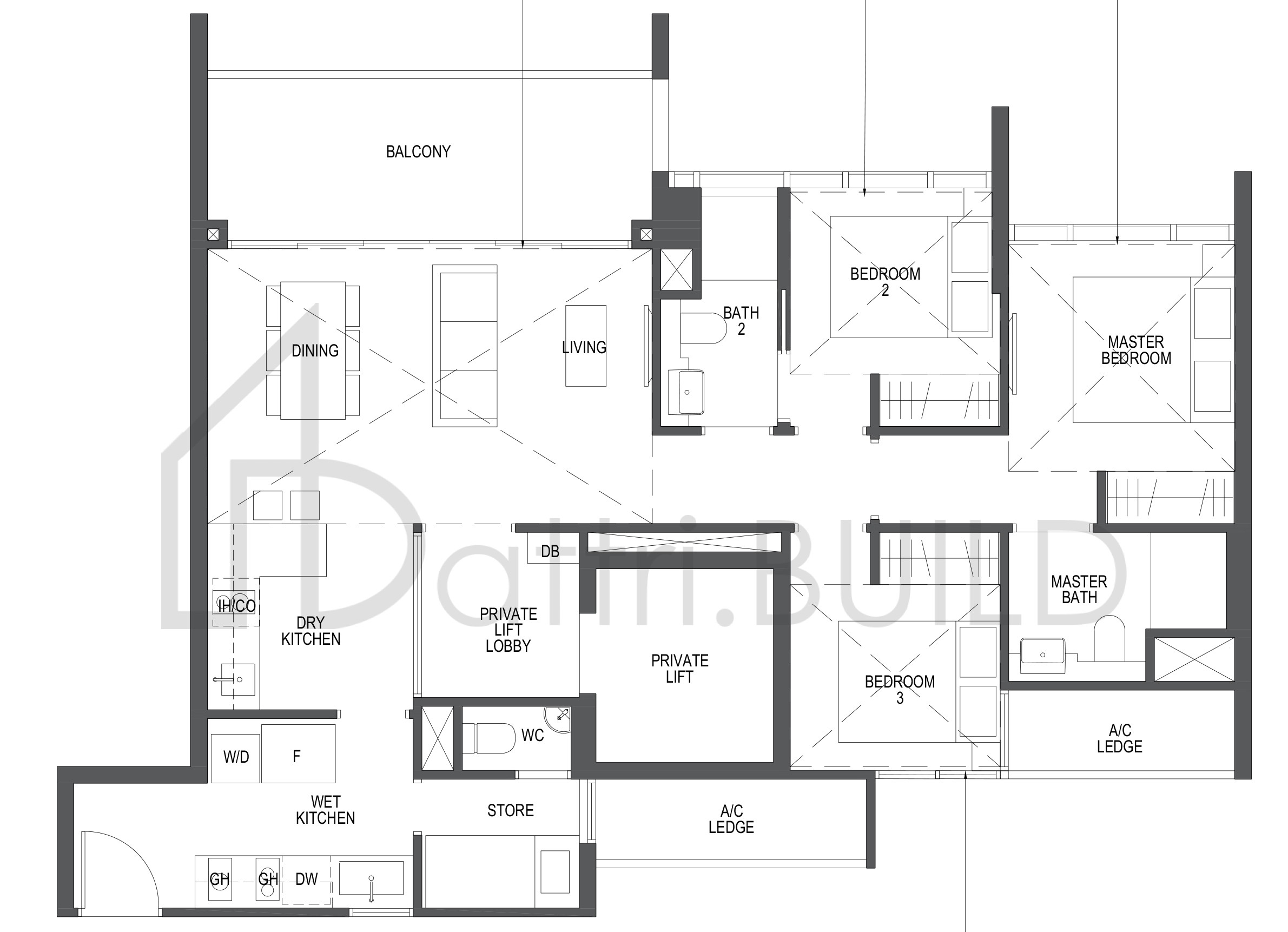PULLMAN RESIDENCES PH-3 floorplan (watermarked)
