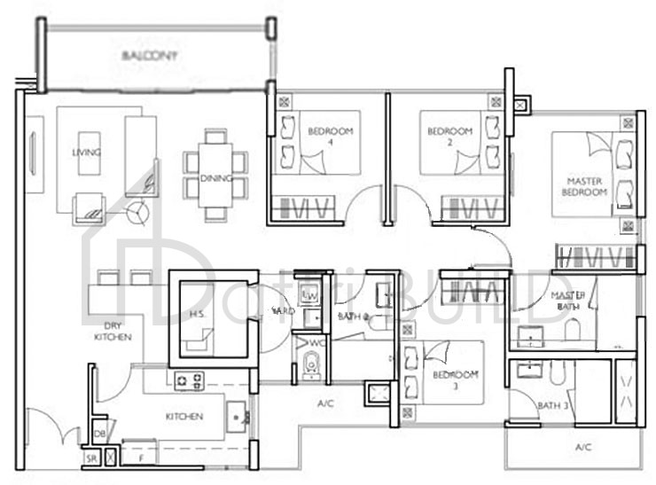 PRIVE E1-b1 floorplan (watermarked)