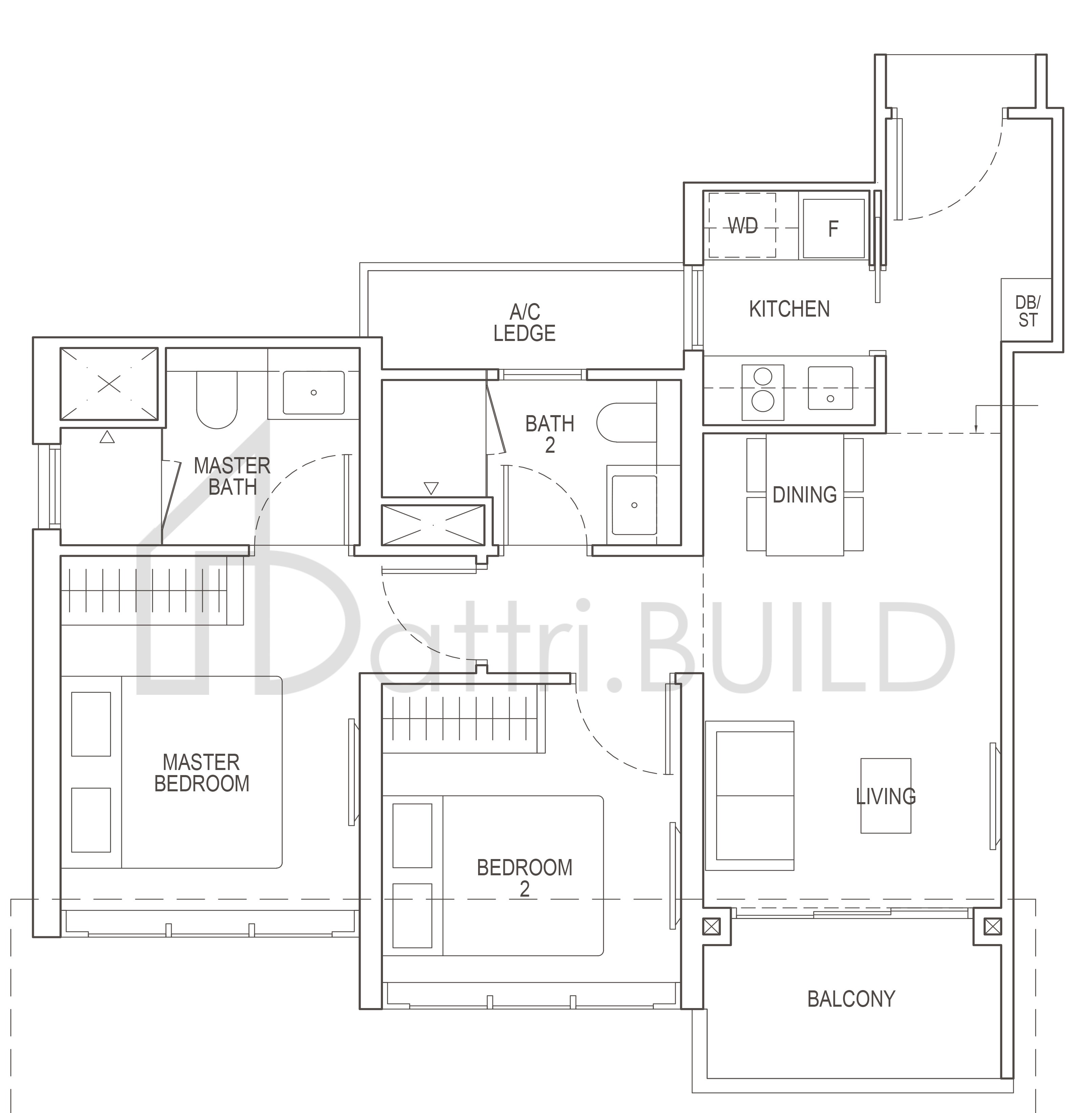 IRWELL HILL RESIDENCES B8(b) floorplan (watermarked)