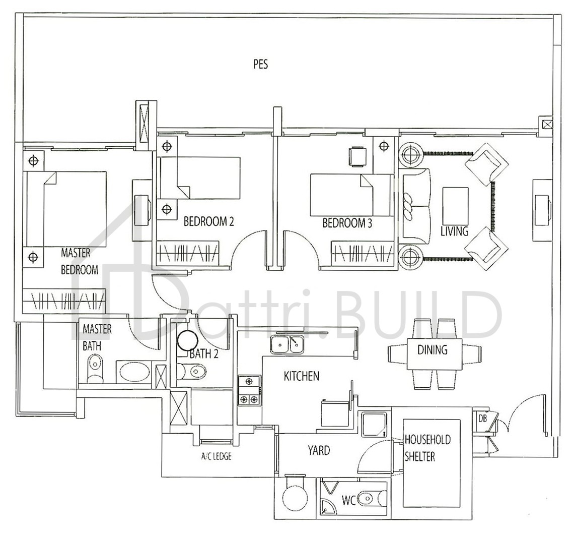 TANGERINE GROVE B1g-P1 floorplan (watermarked)