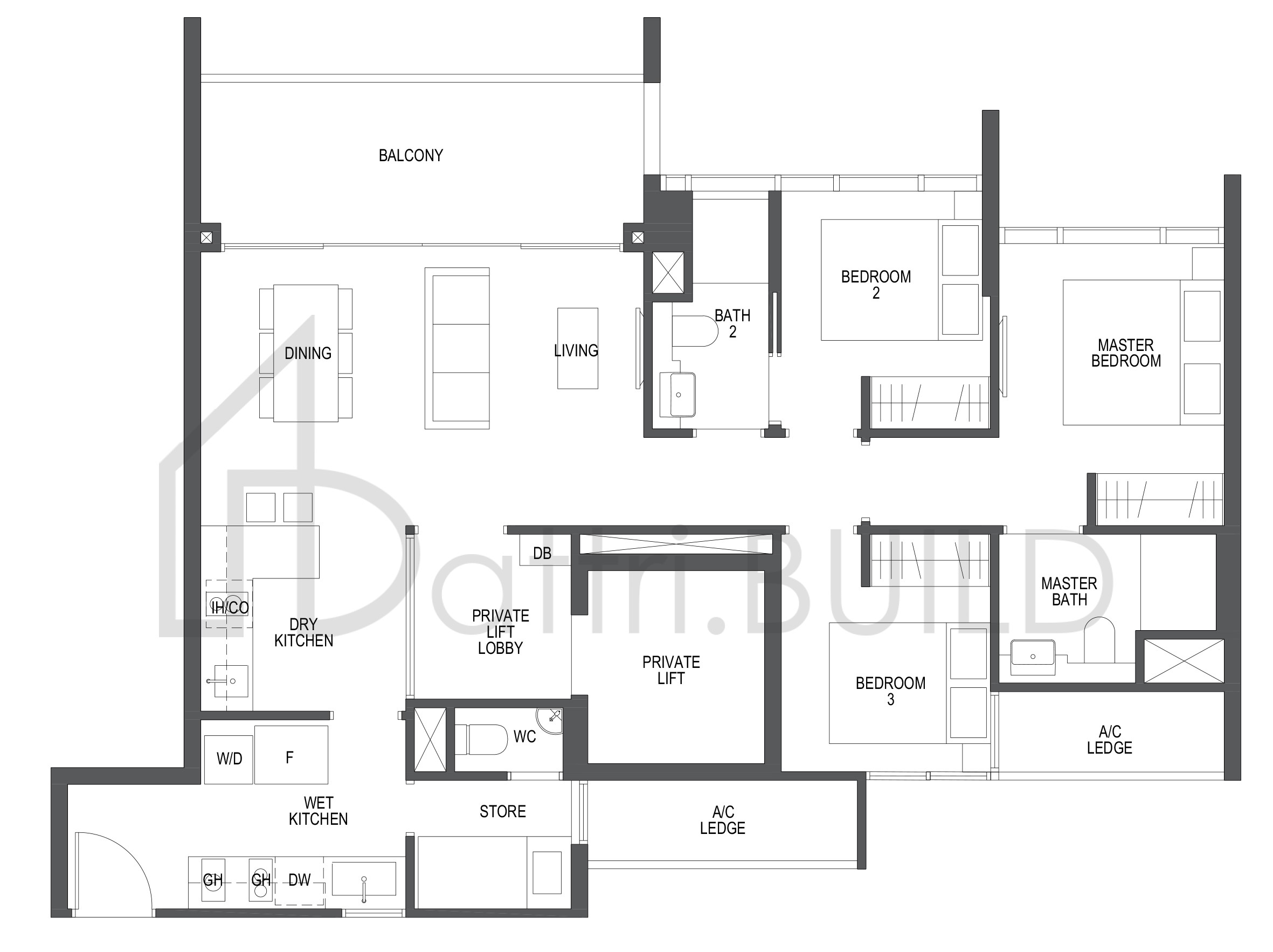PULLMAN RESIDENCES C1 floorplan (watermarked)