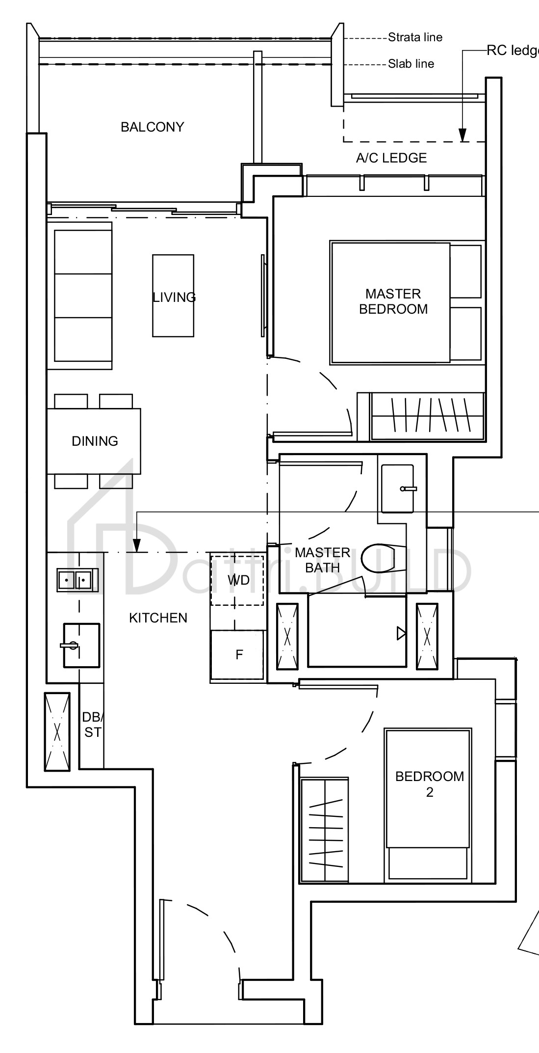 HAUS ON HANDY B3(d) floorplan (watermarked)