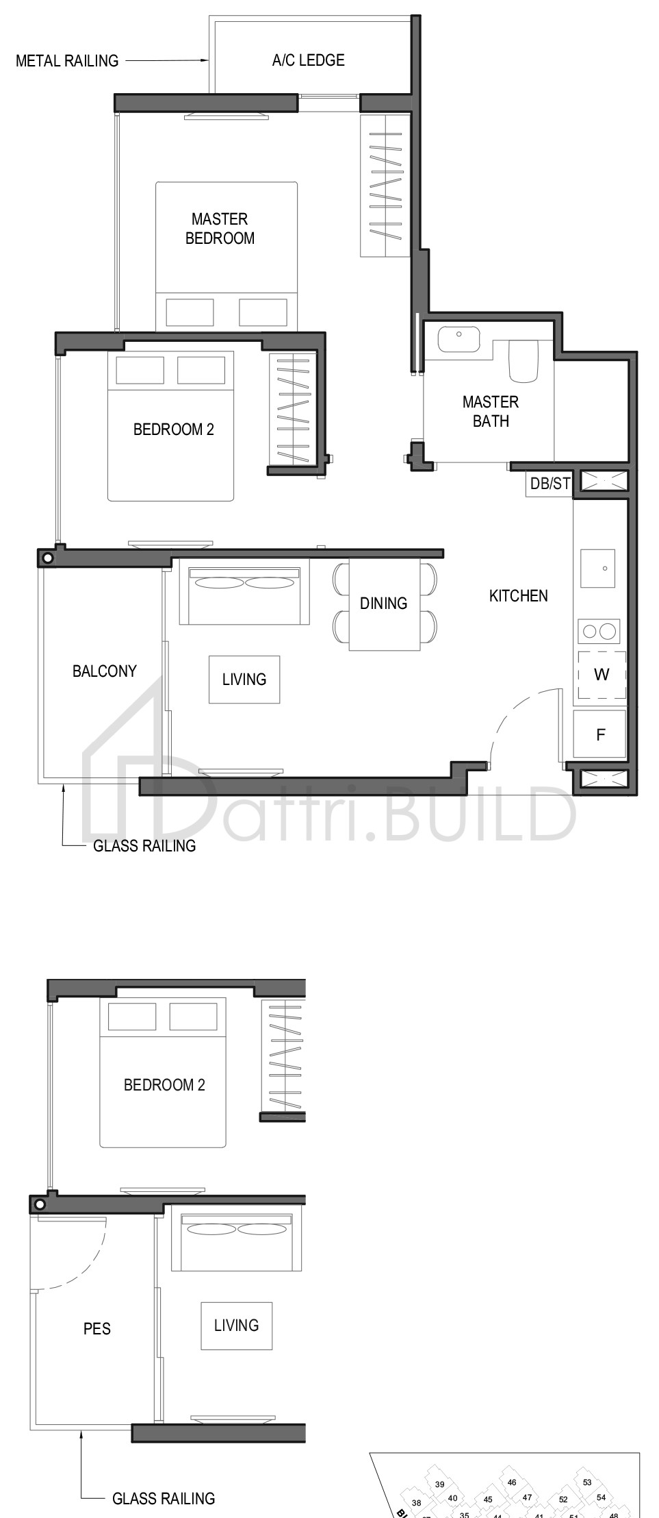 PARC KOMO 2C1 floorplan (watermarked)
