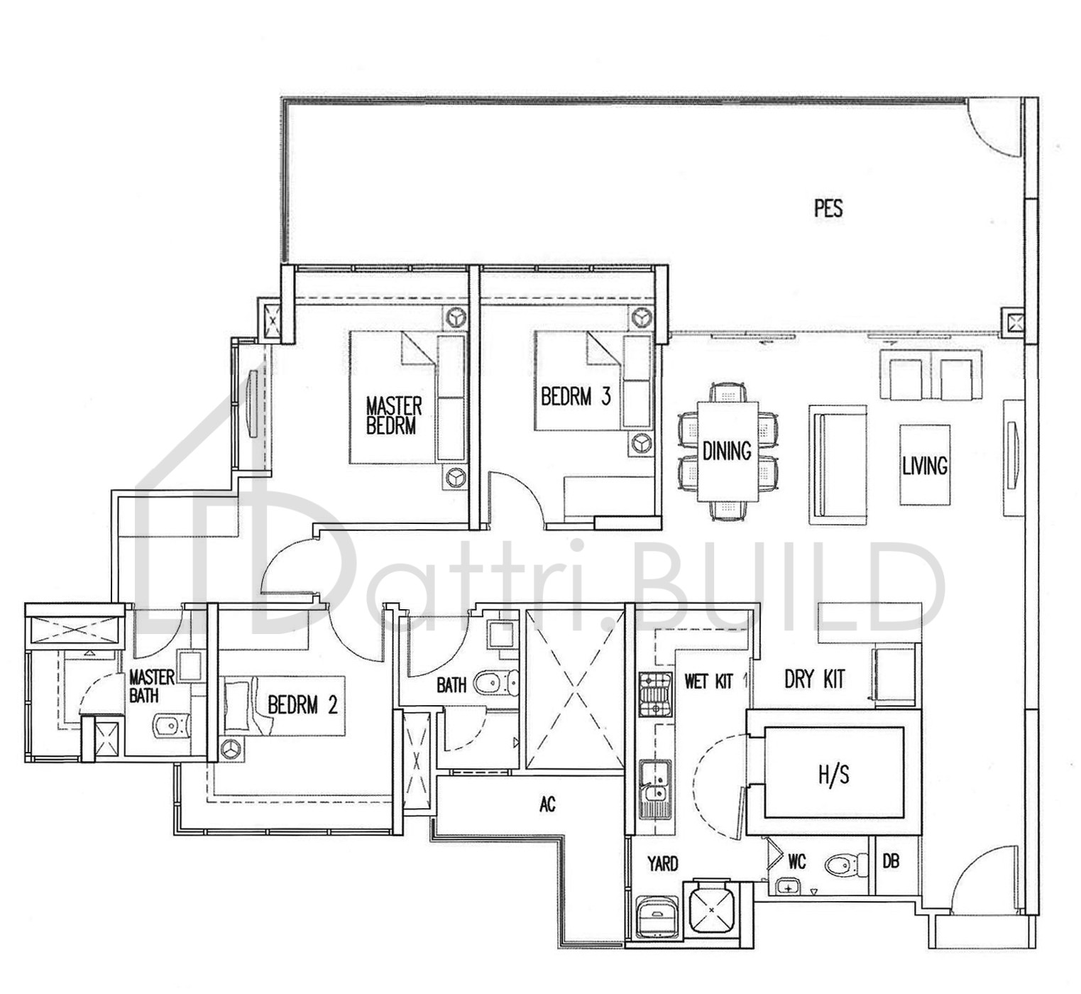 OASIS @ ELIAS B2-G floorplan (watermarked)