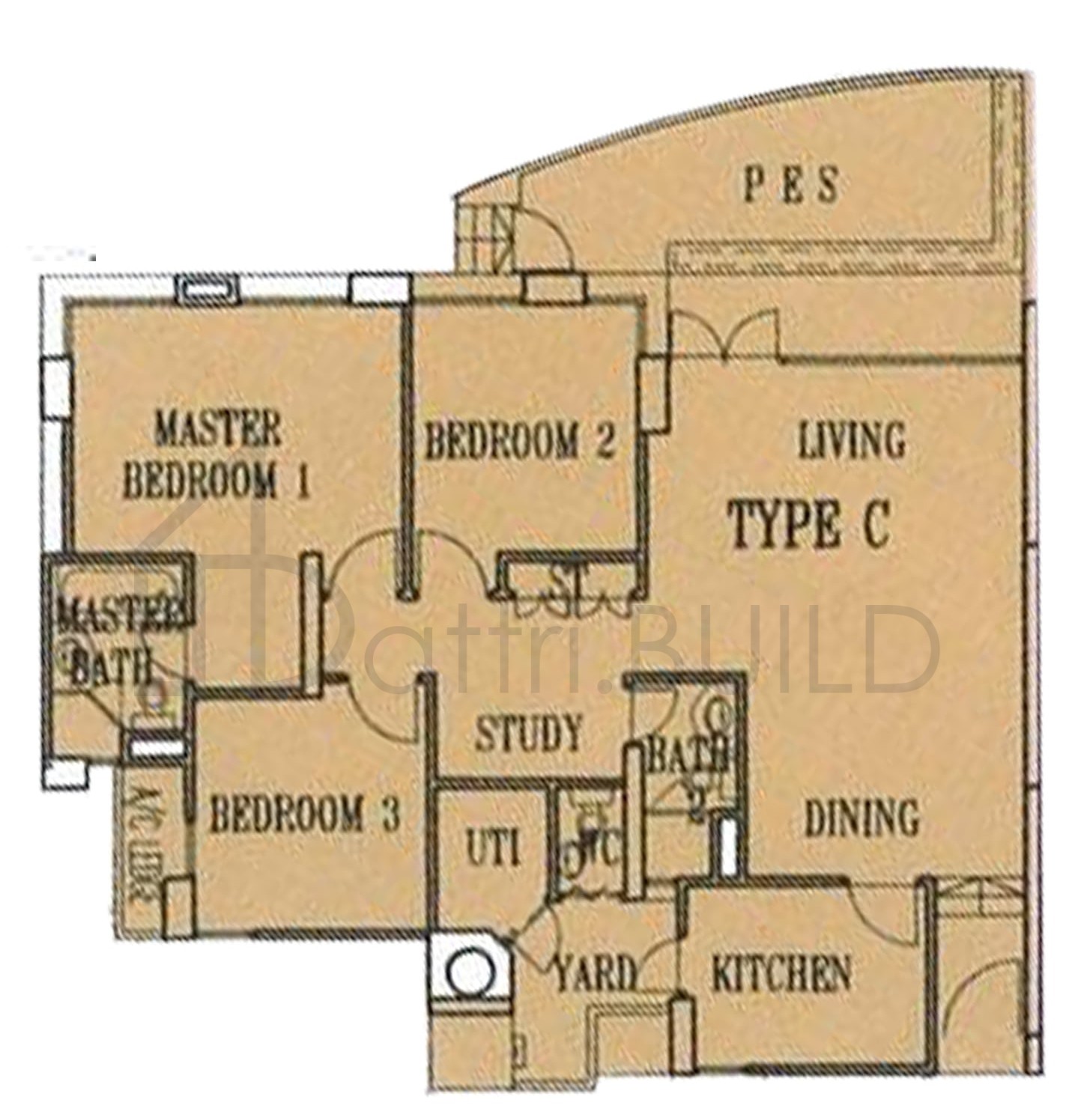 TANGLIN VIEW C floorplan (watermarked)