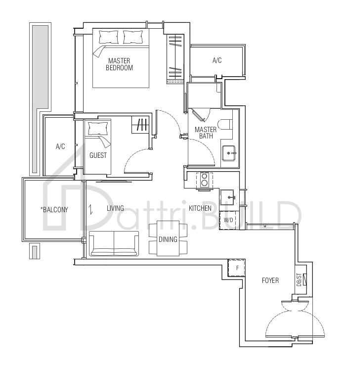 JERVOIS MANSION A3 floorplan (watermarked)
