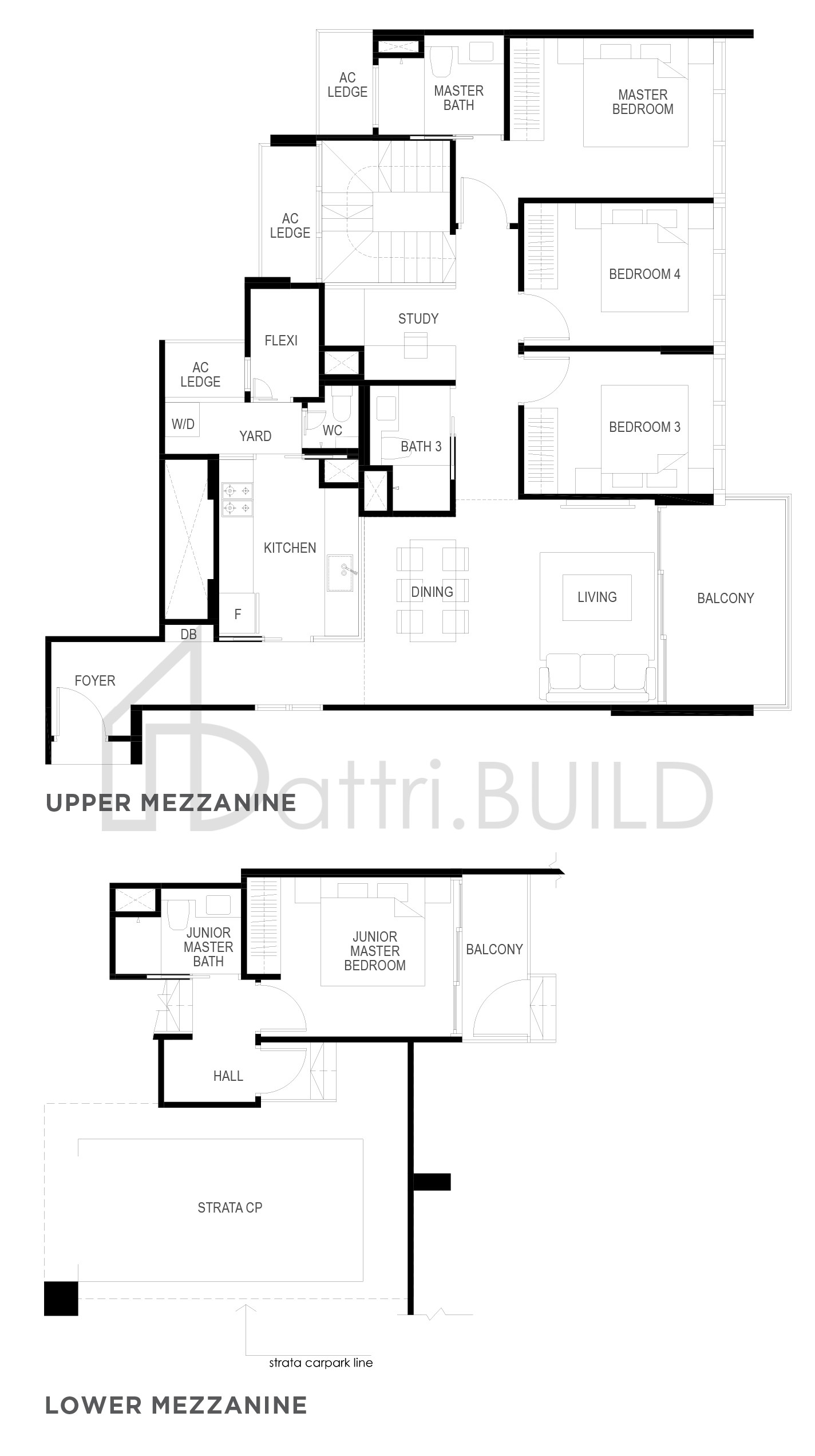 THE GAZANIA D5M floorplan (watermarked)