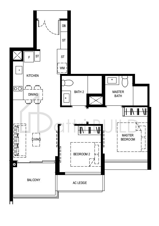 NORMANTON PARK 2BR-Pa floorplan (watermarked)