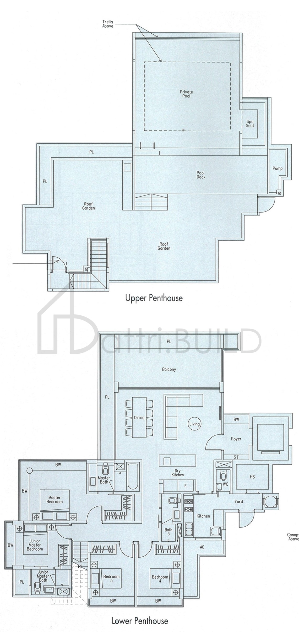THE BEVERLY C2-P floorplan (watermarked)