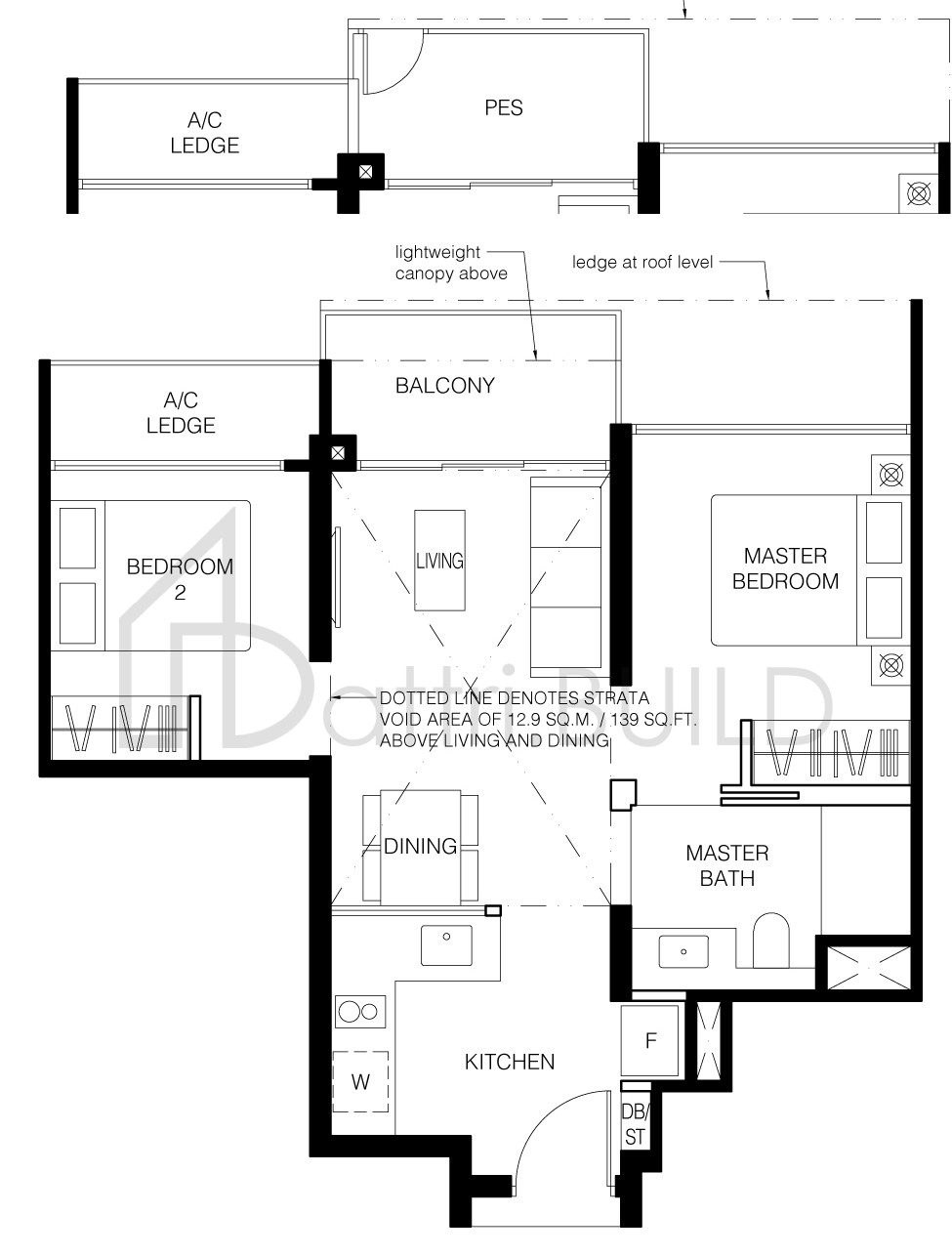 LE QUEST B1P floorplan (watermarked)