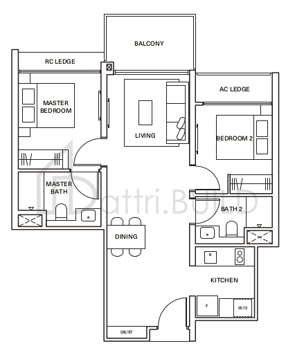 CLAVON BP3 floorplan (watermarked)