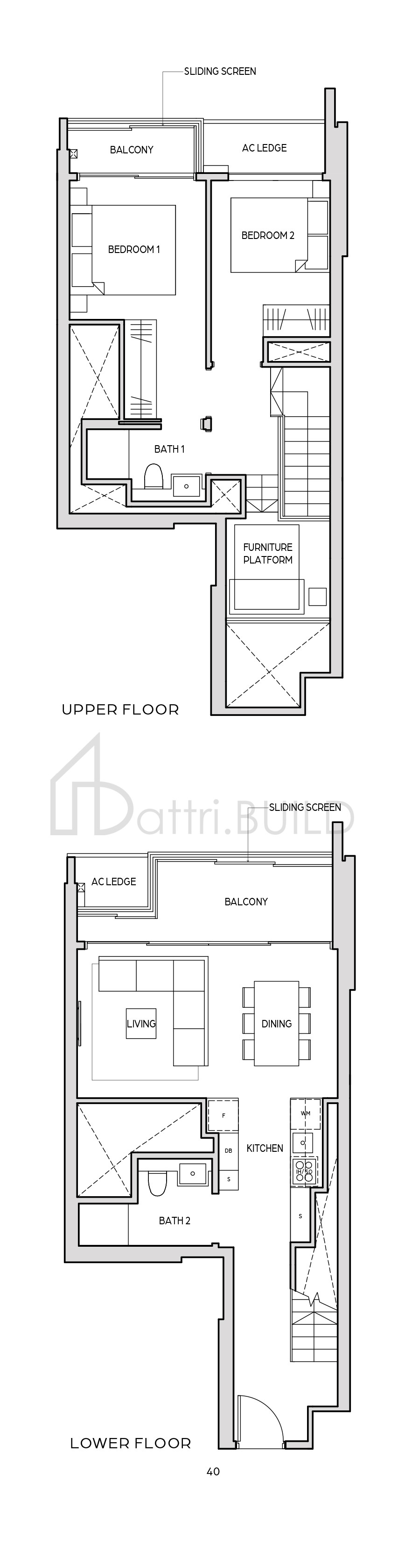MIDTOWN BAY B7-DP floorplan (watermarked)
