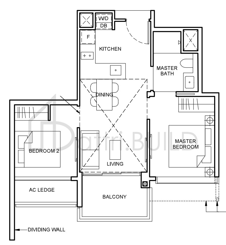 FORETT AT BUKIT TIMAH B2a(PH) floorplan (watermarked)