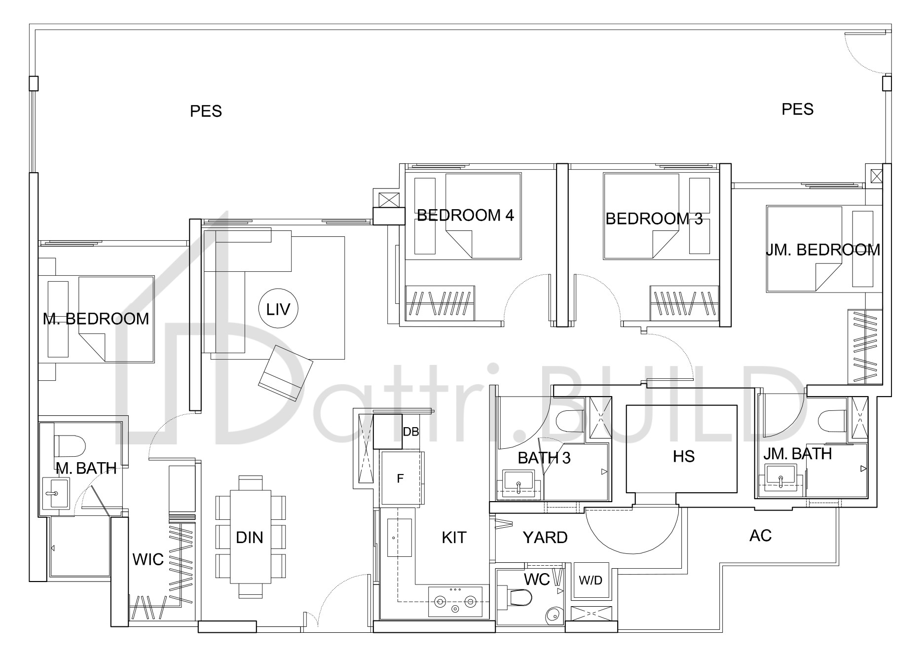 UPTOWN @ FARRER D2-P floorplan (watermarked)