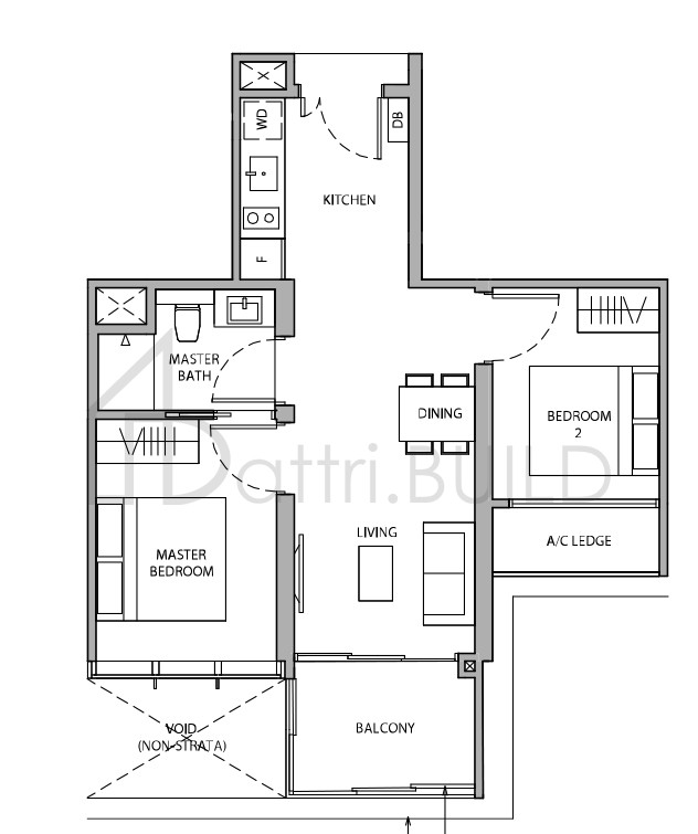 DAIRY FARM RESIDENCES 2A1a floorplan (watermarked)
