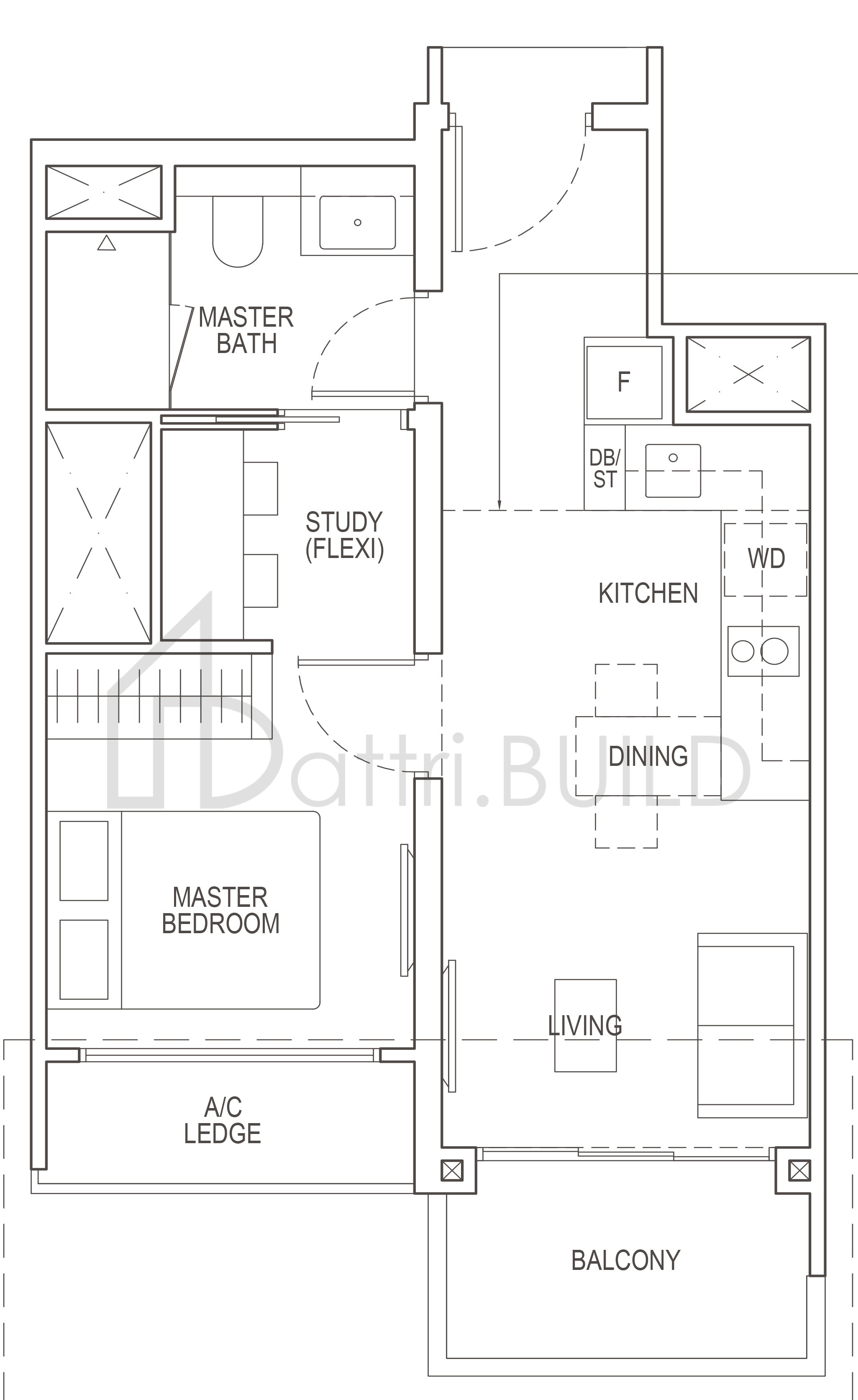 IRWELL HILL RESIDENCES A4S(b) floorplan (watermarked)