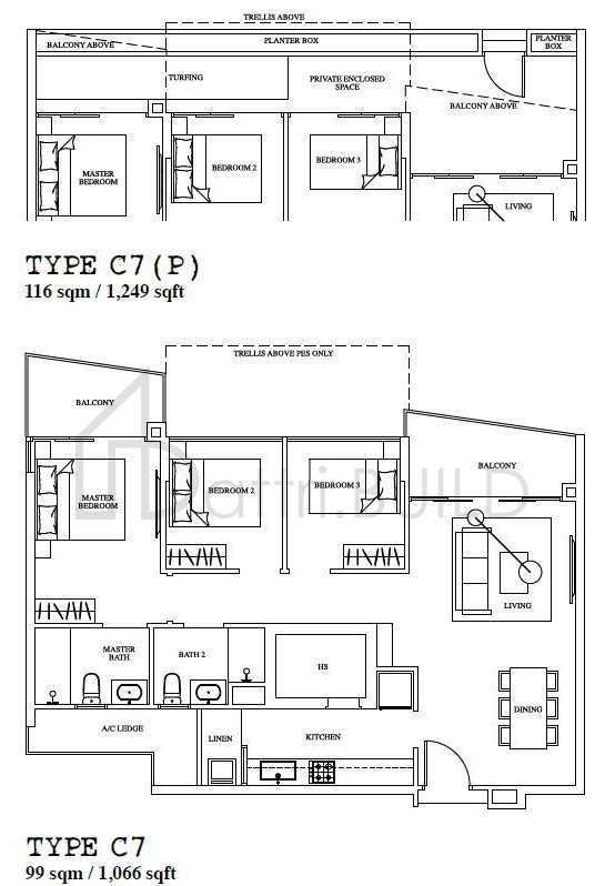 1 CANBERRA C7(P) floorplan (watermarked)