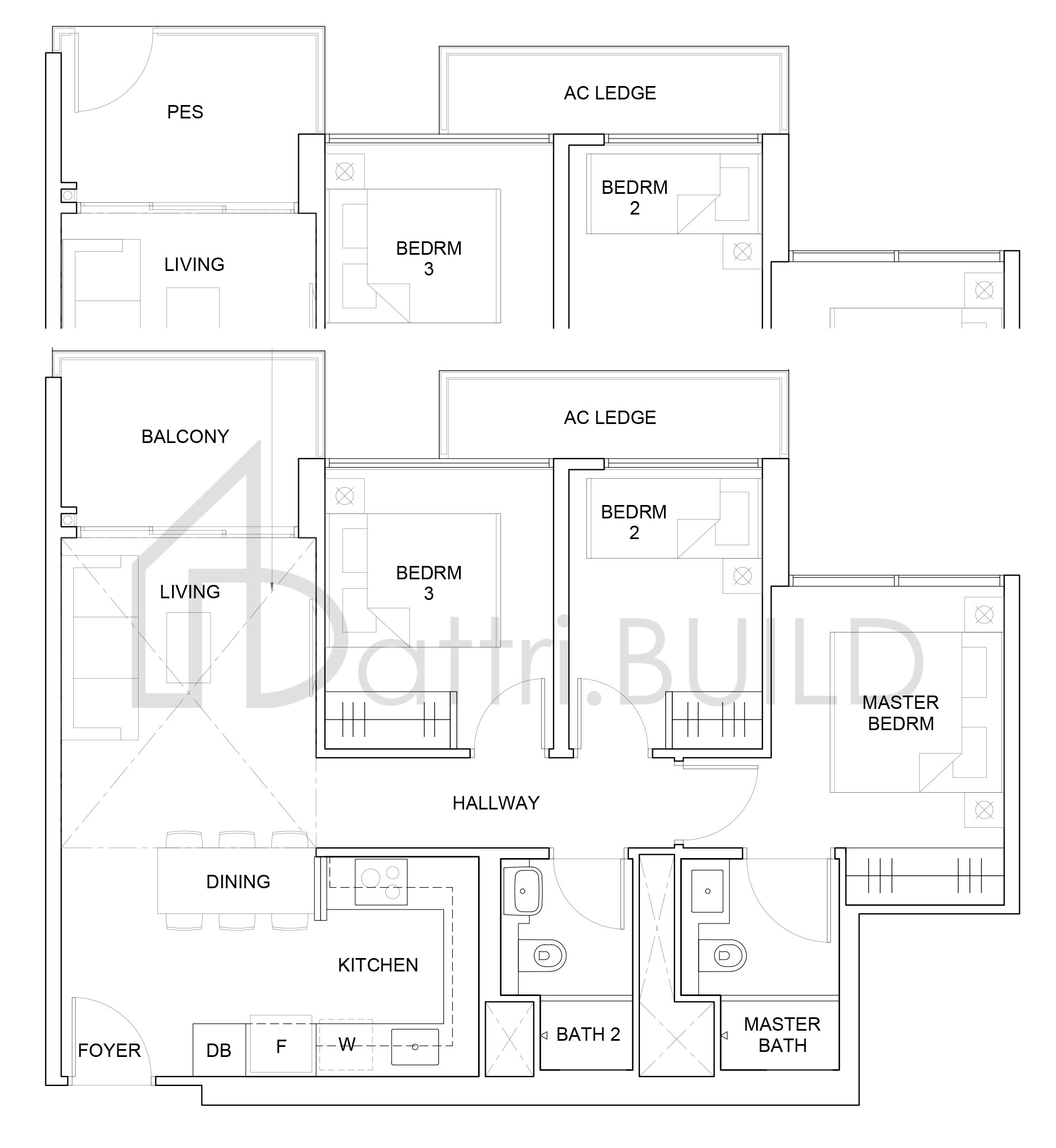 PARC CANBERRA C1-G floorplan (watermarked)