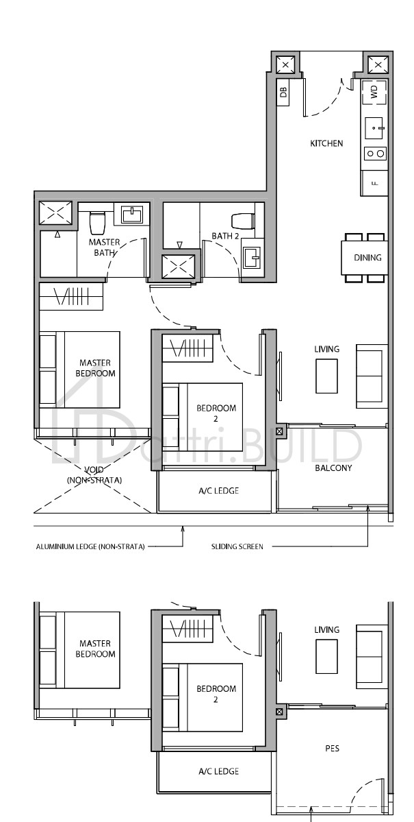 DAIRY FARM RESIDENCES 2B2a-G floorplan (watermarked)