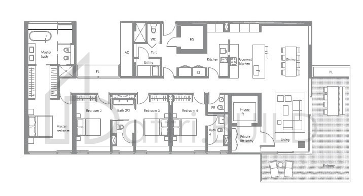 8 NAPIER B floorplan (watermarked)