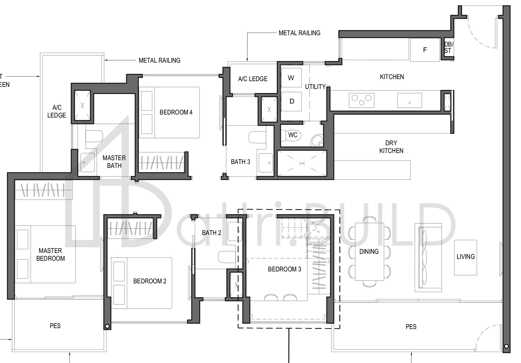 PARC KOMO 4D1b-G floorplan (watermarked)