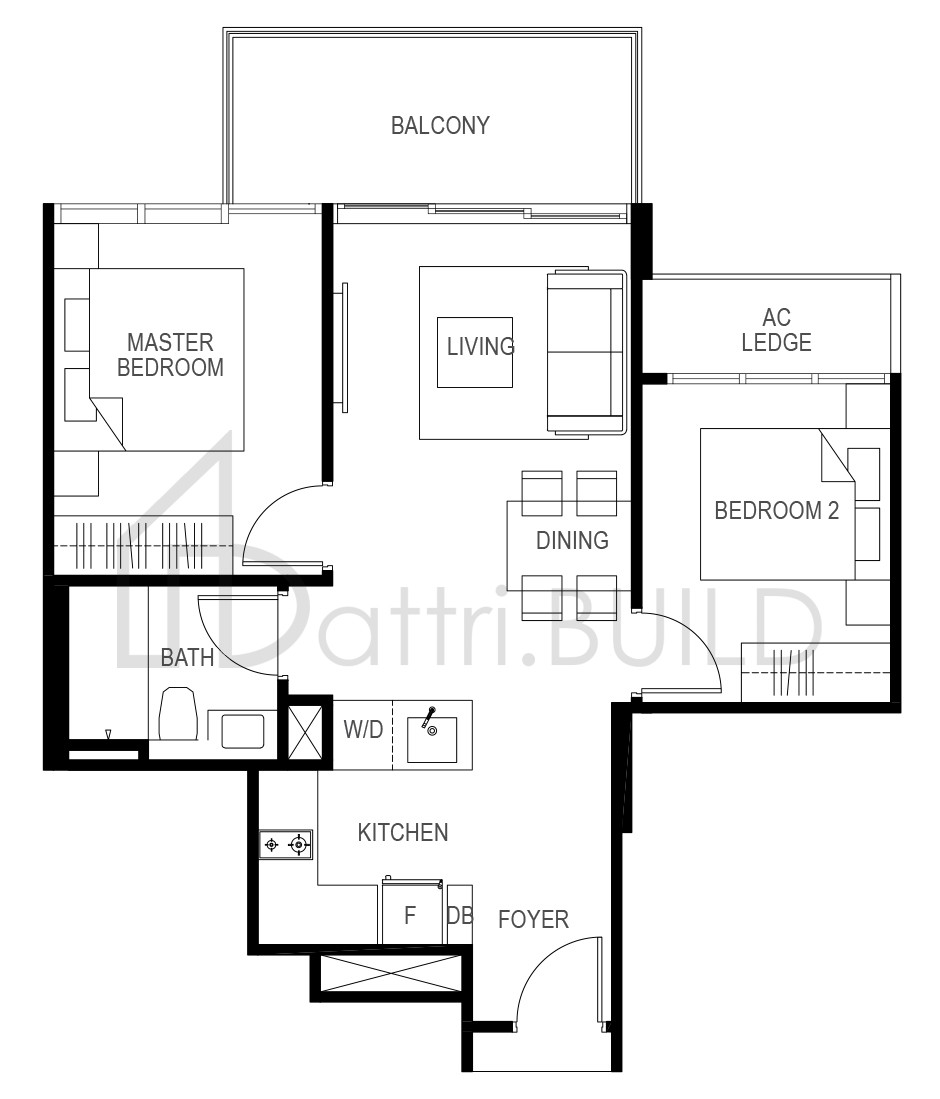 THE GAZANIA B8P floorplan (watermarked)