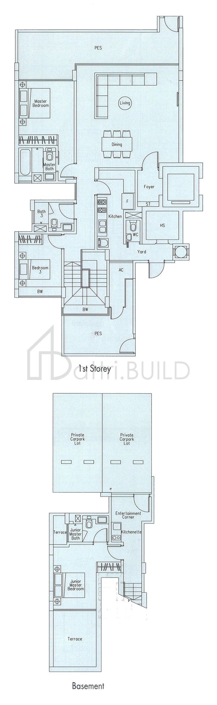 THE BEVERLY B1e-G floorplan (watermarked)