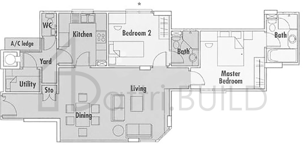SPRINGDALE CONDOMINIUM A floorplan (watermarked)