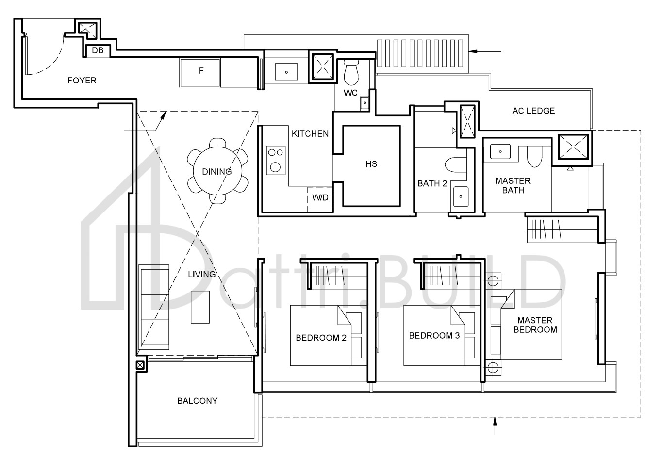 FORETT AT BUKIT TIMAH C3c floorplan (watermarked)